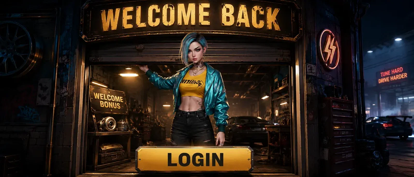 Página de Inicio de Sesión de Need For Slots